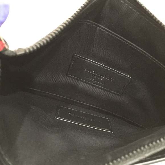 Yves Saint Laurent Leopard Patent Zip Clutch Sku# 71986 - Picture 7 of 9